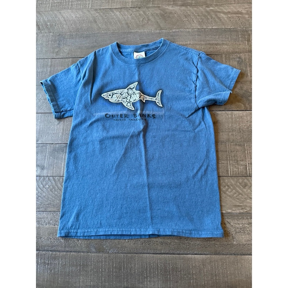 Delta Boys "Outer Banks" Blue Short‎ sleeve Tee Size medium